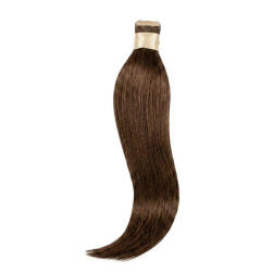 BellaHair TAPE IN Ragasztócsíkos Póthaj Classic Sötétbarna Színben 55cm (Szín #4) (RT-CL-554)