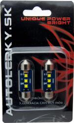 Autoledky UNIQUE Sulfid LED becuri auto C5W 36mm Canbus 2buc (2)