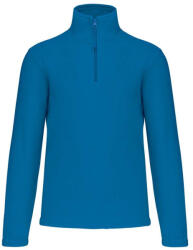 Kariban KA912 Enzo cipzáras nyakú polár pulóver KA912-Tropical Blue