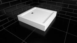  COPEN Szögletes Zuhanytálca 800x800x145 mm, Leszerelhető Előlappal, Fehér (C-09-K8080)