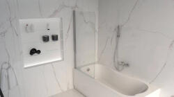  MINOTTI kádparaván 80x140 cm, 6 mm edzett biztonsági üveggel, univerzális szerelhetőséggel (JD_80)
