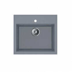  MILO RETTO 560 x 510 x 215 mm gránit mosogató - Gyémántszürke (Diamond Grey) (RET-D-1KBO)