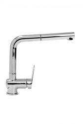 EMMEVI Rubinetterie Beta New konyhai csaptelep kihúzható zuhanyfejjel, 260x245 mm, króm (CR27084CN)