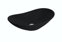  MINOTTI pultra helyezhető mosdó - 625x370x155 mm - Matt fekete (7030CM)