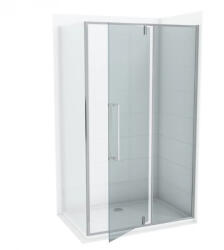  COPEN Absolut Pivot Zuhanyajtó 900x2000 mm Fix Résszel Króm (C-02-6220F)