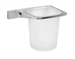  COPEN LINEA Pohártartó, fehét üveg, króm konzol (C-03-101)