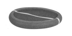  MINOTTI S szappantartó, kőhatású műanyag, szürke (S7103)
