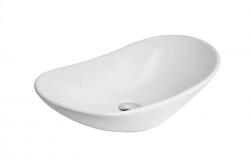  MINOTTI ovális pultra építhető mosdó, 625x370x155 mm, fehér (7030) (7030)