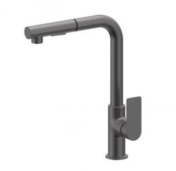  COPEN Nook konyhai csaptelep kihúzható zuhannyal, 335x260 mm, grafit szürke (gunmetal) (C-01-109GM)