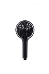  COPEN Extra Nagy Multi-Funkciós Kézi Zuhanyfej, 135 mm - 5 állítható vízsugár, Matt Fekete (C-05-5250) (C-05-5250)