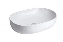  MINOTTI ovális pultra építhető mosdó, 600x415x135 mm, fehér (7013) (7013)
