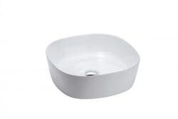  MINOTTI szögletes pultra építhető mosdó, 440x440x140 mm, fehér (7017) (7017)