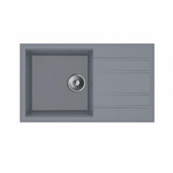  MILO RETTO 780 x 460 x 215 mm gránit mosogató - Antracit (Diamond Grey) (RET-D-1KDO)