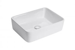  MINOTTI szögletes ráépíthető pultos mosdó, 480x370x130 mm, fehér (7005) (7005)