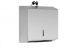  PROCLEAN 260 x 285 x 100 mm hajtogatott kéztörlő adagoló - Matt inox (Brushed silver) (PC-01-100M)