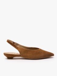 Ryłko Y1EW0___ _6TU barna félcipő sarok nélkül slingback velúr bőr r37 (Y1EW0___ _6TU)