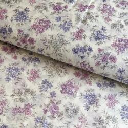  Lyocell lennel és selyemmel Retro Flowers design C