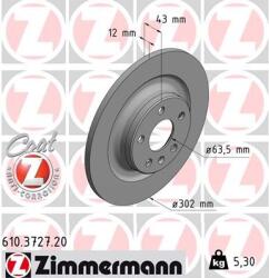 ZIMMERMANN Disc frana ZIMMERMANN 610.3727. 20 (610.3727.20)