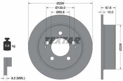 TEXTAR Disc frana TEXTAR 92198703 (92198703)