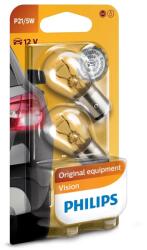 Philips Bec Halogen Philips P21/5W Vision 12V 21/5W BAY15d - Set 2 Buc (11492166)