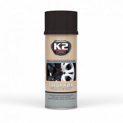 K2 COLOR FLEX - Spray vopsea cauciucata - negru lucios (12182212)