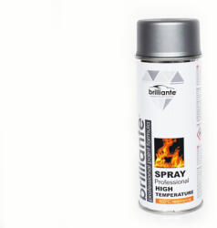 BRILLIANTE Vopsea Spray Temperaturi Inalte (Argintiu) 400Ml (01453)