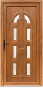Bastion Usa exterior PVC MAGNOLIA, profil Klass, 980x2000 mm, deschidere stanga, stejar auriu