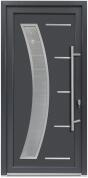 Bastion Usa exterior PVC GALIA, 980x2000 mm, deschidere dreapta, alb interior-gri antracit exterior, maner spatial