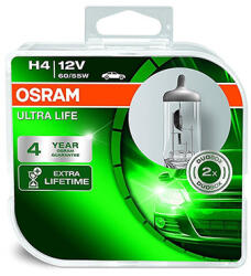 OSRAM Set 2 Becuri 12V H4 60/55 W Ultra Life Osram (64193ULT DUO)