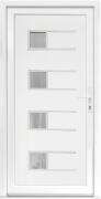 Bastion Usa exterior PVC EFRAIM, 980x2000 mm, deschidere dreapta, alb