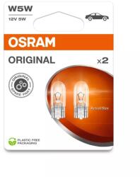 OSRAM Bec Osram Original W5W 12V 5W W2.1X9.5s Set 2 buc (10270473)