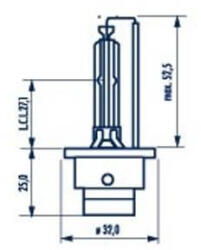 NARVA Bec Xenon 85v D2s 4000 K Narva (84002)