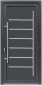 Bastion Usa exterior PVC ZETA, 980x2000 mm, deschidere stanga, gri antracit, maner spatial