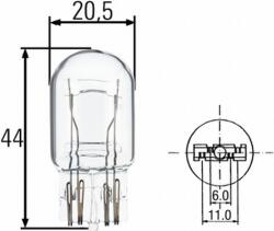 HELLA Bec Hella W21W/5W 12V 21/5W W3x16q (10294801)