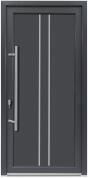 Bastion Usa exterior PVC OLIVIA, 980x2000 mm, deschidere stanga, gri antracit, maner spatial