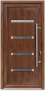 Bastion Usa exterior PVC MOSS, 980x2000 mm, deschidere dreapta, nuc, maner spatial