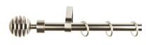 Sn Deco Group Kit galerie metalica simpla extensibila bronz antic 120-230cm 16/19mm Verona Suport draperie