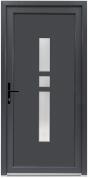 Bastion Usa exterior PVC GISELA, 980x2000 mm, deschidere stanga, gri antracit