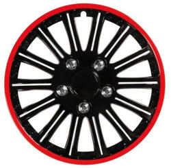 Lampa Set 4 capace roata 15'' C-118 TYPE negru cu rosu, Lampa (LAM31201)