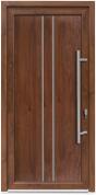 Bastion Usa exterior PVC OLIVIA, 980x2000 mm, deschidere dreapta, nuc, maner spatial