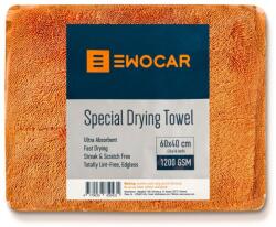 EWOCAR Prosop uscare ultra absorbant din microfibra portocaliu 60x40cm, 1200GSM (TW-ORANGE-60)