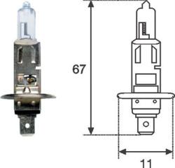 Magneti Marelli Bec Magneti Marelli H1 12V 55W P14, 5s (10211983)
