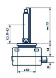 NARVA Bec Xenon 85v D1s 4000 K Narva (84010)