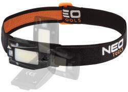 NEO TOOLS Lampa frontala LED reincarcabila prin USB, 3.7V Li-Ion, 180 lm, COB, + senzor de miscare (13195779)
