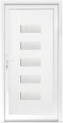Bastion Usa exterior PVC PAUL, 980x2000 mm, deschidere stanga, alb