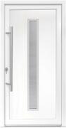 Bastion Usa exterior PVC SERENA, 980x2000 mm, deschidere stanga, alb, maner spatial