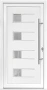 Bastion Usa exterior PVC EFRAIM, 980x2000 mm, deschidere dreapta, alb, maner spatial