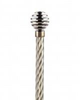 Sn Deco Group Galerie simpla metalica spirala Verona 19mm, bronz antic, 160 cm, KIT COMPLET Suport draperie