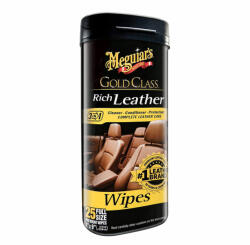 Meguiar's Servetele Intretinere Piele Meguiar's Rich Leather Wipes, 25buc (G10900)