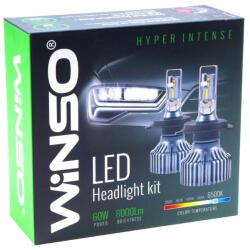 Winso Bec LED Winso H7 12/24V 60W, luminous flux 8000Lm. 6500K - Set 2 buc (12745846)